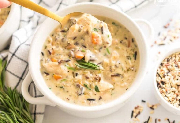 Homemade Chicken Wild Rice Soup