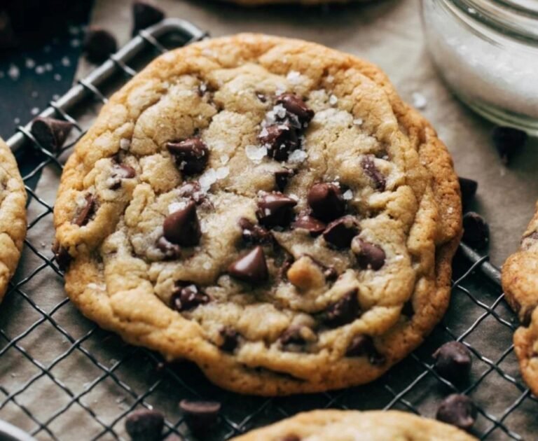 Homemade Bakery Style Chocolate Chip Cookies Recipe